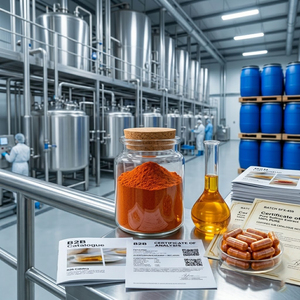 Poudre d'extrait de safran de haute pureté en vrac, ingrédient à base de <span class=keywords><strong>Crocus</strong></span> Sativus pour compléments alimentaires, boissons, cosmétiques, OEM, ODM - Product Image 6