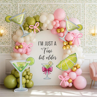 Décoration pour fêtes estivales : Ensemble d'arche de ballons en aluminium de formes spéciales, personnalisable, coloré, DIY, 120 pièces, ensemble de ballons gonflables