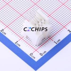 HC-SPH-2*4AW Wire-to-Board Pin Header Bent Lead Through Hole,P=2mm Connector 2x4P 2mm Right Angle Insert PAD - Product Image 2