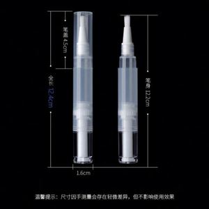 ภาชนะเปล่าหลอดนาฬิกาของเหลวทำความสะอาดปากกาพลาสติกเครื่องประดับทำความสะอาดปากกาบิดหนังกำพร้าแปรงปากกาน้ำมันหอมระเหยอุปกรณ์แต่งหน้า - Product Image 3