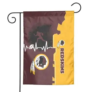 Hot sale Custom Washington Redskins Football Team 12x18 inch Garden Flag