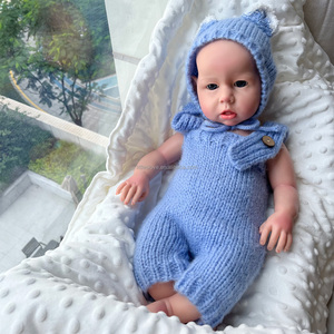 Muñecas Bebé <span class=keywords><strong>Reborn</strong></span> Liam 50CM, Muñeca Bebé <span class=keywords><strong>Reborn</strong></span> de <span class=keywords><strong>Silicona</strong></span> Sólida Suave Pintada, Muñeca Bebé de <span class=keywords><strong>Silicona</strong></span> Realista - Product Image 2