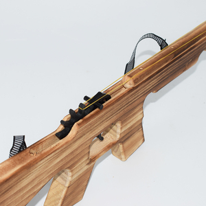 Precio barato niños juguete tradicional <span class=keywords><strong>banda</strong></span> de goma pistola de balas juguete educativo pistola de madera para niños - Product Image 3