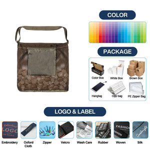 Bolsa de Hombro Plegable <span class=keywords><strong>para</strong></span> Exteriores Mydays, Ultraligera, Reforzada, de Malla <span class=keywords><strong>para</strong></span> Recoger Hongos, con Correa Ajustable - Product Image 5