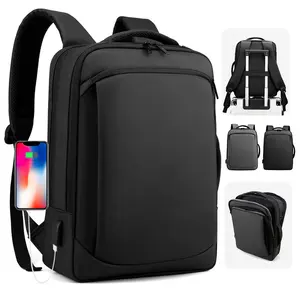 RU Business Backpack With USB Charging Port Laptop Backpack Travel School Casual Sports corporate gifts