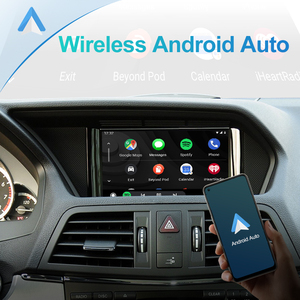เครื่องเล่นเสียงติดรถยนต์ HFmidia รองรับ Wireless CarPlay และ Android Auto พร้อมฟังก์ชั่นควบคุมหน้าจอสัมผัส สำหรับรถยนต์ Mercedes Benz E Class A207 NTG4.5 - Product Image 5