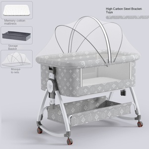 Wholesale Portable Multifunctional Baby Cot for Home & Hospital Use for Baby Cradle & Sleep Outdoor Bedside Shaker Included - Product Image 2