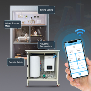 Cheminée électrique <span class=keywords><strong>murale</strong></span> radiante de 4000 W contrôlée par application avec fonction anti-gel pour usage domestique - Product Image 1