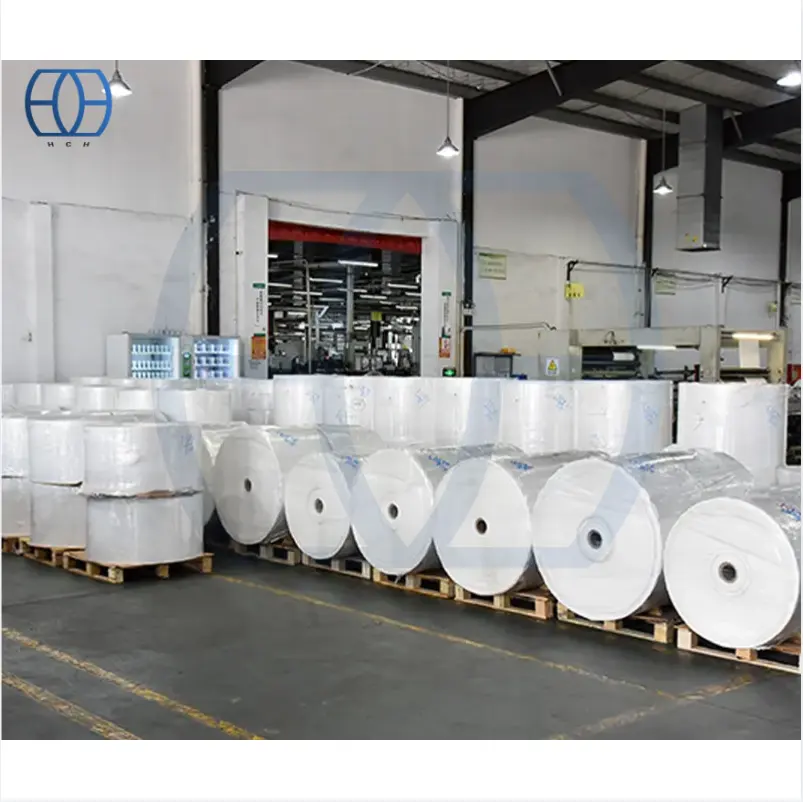 for printing raw material high quality free shampoo jumbo rolls of label paper