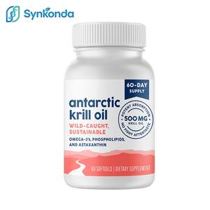น้ำมันคริลล์แอนตาร์กติก OEM แบบจับจากธรรมชาติ โอเมก้า 3 500 มก. ซอฟต์เจล EPA DHA แอสตาแซนธิน สำหรับผู้ใหญ่ บำรุงข้อต่อ หัวใจ สมอง เสริมภูมิคุ้มกัน ปราศจากนม - Product Image 1