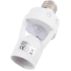 AC100-240V PIR Motion Sensor E27 Socket Converter E27 Lamp Base Intelligent Switch Light Bulb Lamp holder infrared sensor switch