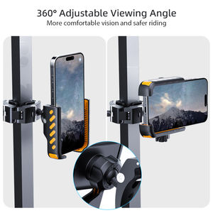 2025 plus récent support de téléphone de vélo support de téléphone de moto pour vélo support Mobile voiturette de Golf supports de téléphone montage vélo carré Tube Clip - Product Image 5