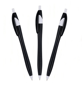 Black Hotel Retractable Ballpoint <b>Pen</b> Custom Writing Gift Promotional Advertising Plastic <b>Pen</b> - Product Image 2