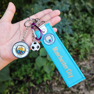 Nuevo Set de Llaveros de Moda para Aficionados al Fútbol: Recuerdo de los Red Devils, Barça, Real Madrid, Dortmund, Liverpool - Regalo Ideal - Product Image 1