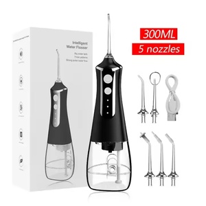 Hydropulseur buccal portable électrique sans fil 300 ml, alimentation USB, détachable, pour hôtel, nettoyage dentaire, usage domestique, irrigateur dentaire à eau - Product Image 1