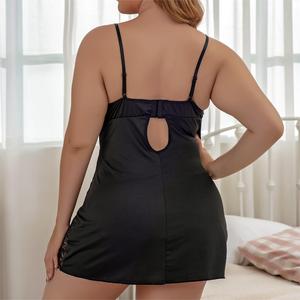 Belle ragazze nere <span class=keywords><strong>con</strong></span> <span class=keywords><strong>pigiama</strong></span> trasparente donne Sexy - Product Image 5