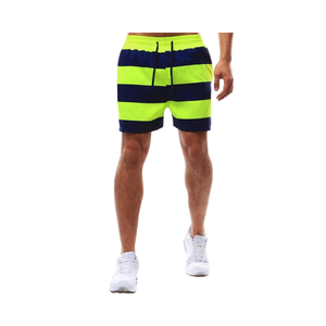 Pantalones cortos de gimnasio personalizados para hombre, transpirables, informales, a la moda, sexis, impermeables, con estampado hasta la rodilla, bolsillos OEM, cierre de cordón para culturismo - Product Image 1