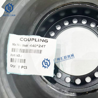 Pièces en caoutchouc pour compresseur d'air 440-24T 440*24T Coupleur en caoutchouc 1615622900 Coupleur à disque NV 430 pour machines de construction