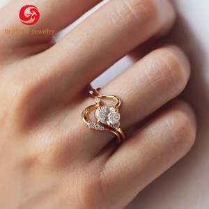 Бриллиантовое кольцо, 14k/18k - Product Image 2