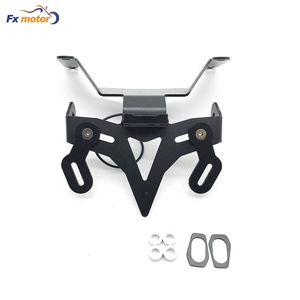 Soporte de matrícula de motocicleta, de acero inoxidable, para <span class=keywords><strong>HONDA</strong></span> <span class=keywords><strong>CB650R</strong></span>, CBR650R, 2019 +, venta directa de fábrica - Product Image 1