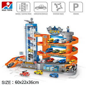 Set <span class=keywords><strong>Giocattolo</strong></span> Educativo per Bambini con <span class=keywords><strong>Garage</strong></span> e Parcheggio in Plastica con Ascensore Cittadino Assemblabile - Product Image 4