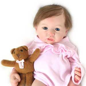 Muñeca <span class=keywords><strong>Reborn</strong></span> Saskia de 16 pulgadas, resistente al agua, silicona sólida, suave, DIY juguete, ya pintado, recién nacido, bebé, niñas <span class=keywords><strong>Reborn</strong></span> - Product Image 3