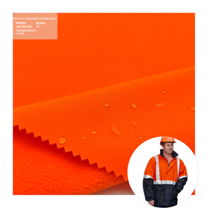 Meilleure vente, nouveau <span class=keywords><strong>tissu</strong></span> épais pour l'extérieur, orange clair 58 pouces, <span class=keywords><strong>tissu</strong></span> composite 75D sergé avec parka, manteau de pluie - Product Image 2