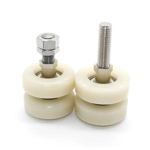 Rouleau universel 6000ZZ en nylon caoutchouté avec vis M10, poulie résistante à l'usure, assemblage direct du fabricant - Product Image 2