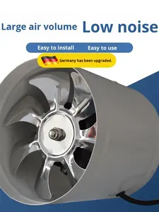 Ventilador Axial de Extracción de Alta Temperatura 220v, Resistente a Altas Humididades, Industrial, Potente, Silencioso, de <span class=keywords><strong>Tubo</strong></span> Recto - Product Image 4