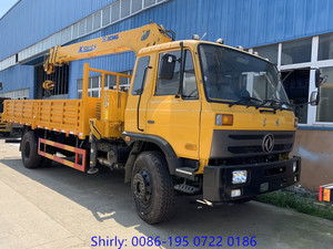 Suministro de fábrica DONGFENG conducción a la derecha 4*2 grúa telescópica montada en camión 8-10 toneladas Camión grúa - Product Image 6