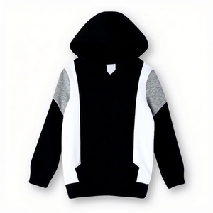 EVERGLOW Best Price Sale New Arrived Fashion Winter Design Hooded Long Sleeve Casual Men Polyester/Cotton Solid Fleece Hoodies - Product Image 1