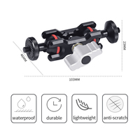 Bras articulé multi-rotations Yuanyu à prix d'usine, flexible à 360°, en alliage d'aluminium, pour support de caméra portable et studio