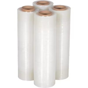 Factory Price Transparent <b>Pallet</b> Film Lldpe Stretch <b>Wrap</b> Cast Stretch Film Shrink 17 Mic Stretch Film Jumbo Roll for Packaging - Product Image 1