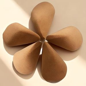 Nuove Spugne per <span class=keywords><strong>Trucco</strong></span> Morbide Lavabili Marroni con Etichetta Privata, Logo Personalizzato, per <span class=keywords><strong>Fondotinta</strong></span>, Senza Lattice - Product Image 1