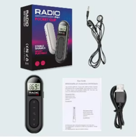 OEM harga kejutan menjual Mini Dab-Fm Radio berdaya rendah menggunakan Lcd Dot Matrix layar Digital portabel Fm Radion