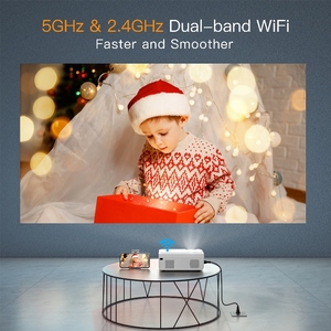 Độ Sáng Cao 12000 Lumens Projecteurs Hot Bán Wifi Màn Hình Ngoài Trời/Rạp Hát Tại Nhà Thông Minh Phản Chiếu Hỗ Trợ 4K Chiếu - Product Image 2