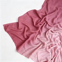 Écharpe Hijab Turque en Modal Ombré Léger à Double Couture de Haute Qualité, en Rayonne Tissée, Bicolore – Grande Vente