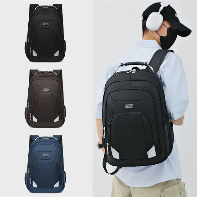 Black Slim Large High Protective New Casual  Student Stylish Computer Backpack Manufacturer