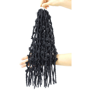 Peluca de Fibra Química con Trenzas Pequeñas de Tres Hilos, Trenzas ZIZI, <span class=keywords><strong>Rizos</strong></span> en Relieve, ZiziboxBraid, Cabello Rizado Pequeño, Doble Trama a Máquina - Product Image 2