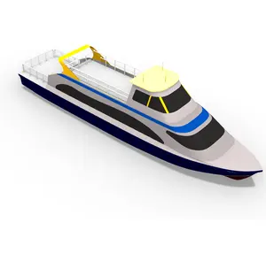 Grandsea 70seats FRP Passenger Ferry Boat/Crew Boat for Sale ferry boat passenger