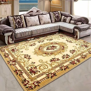 Alfombra Comercial Gruesa Tallada en 3D Hecha a Mano en Europa, Alfombra Grande para Decoración de Salón de Belleza, Recepción, Sofá, Mesa de Té - Product Image 1