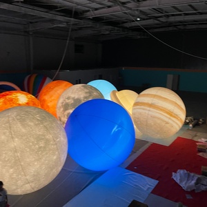 Ballons gonflables décoratifs LED en forme de planètes du système <span class=keywords><strong>solaire</strong></span>, y compris la planète Saturne, à vendre - Product Image 2
