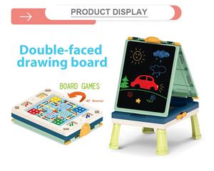 Обучающая двухсторонняя обучающая игрушка магнитная доска для рисования с 32 шт. - Product Image 3