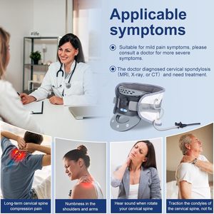 Dispositivo de Tracción Cervical Inflable de Grado Médico con 6 Columnas, Estirador de Cuello con Bomba de Aire Ajustable para Descompresión de Columna Vertebral - Product Image 5