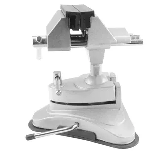 HYSTIC 30mm Aluminum Mini Table Bench Vise Small Jewelers Hobby Clamp on Tool Vice Multi-functional