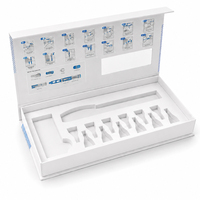 Caja de embalaje de papel con ventana para cartuchos de péptidos de 3 ml, venta al por mayor de la empresa de impresión de Guangzhou