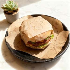 Logo personnalisé pour les restaurants, papier ciré réutilisable en gros pour les sandwichs et les hamburgers - Product Image 6