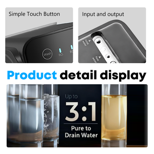 Système de filtration d'eau par osmose inverse pour évier 800 GPD, 11 étapes, avec robinet intelligent, surveillance TDS, sans réservoir, en acier inoxydable, pour usage domestique, garantie 24 mois - Product Image 6