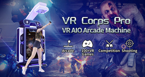 เครื่องเล่นเกมเสมือนจริง LEKE <span class=keywords><strong>VR</strong></span> Franchise Corps <span class=keywords><strong>Pro</strong></span> 9D พร้อมแท่นยืนเดินเล่น <span class=keywords><strong>VR</strong></span> - Product Image 2