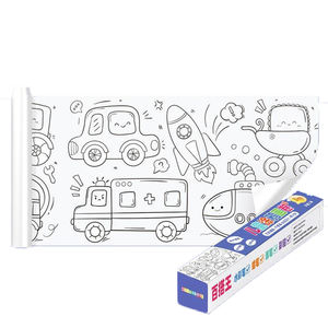 Artesanías educativas 3M PAPEL DE Color agua diferentes diseños aprendizaje desplazamiento gigante pintura hecha a mano cartel de pared dibujo arte - Product Image 1